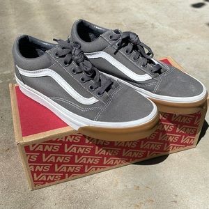 Old Skool Vans Grey M 5.5 / W 7